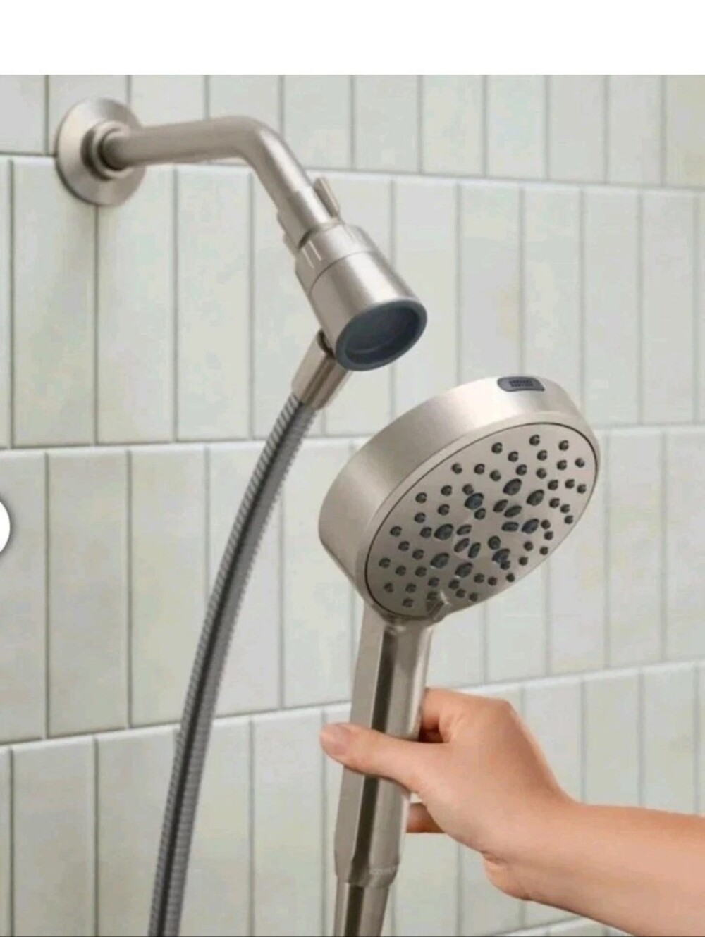 Kohler Assert Brushed Nickel Handshower Showerhead Set